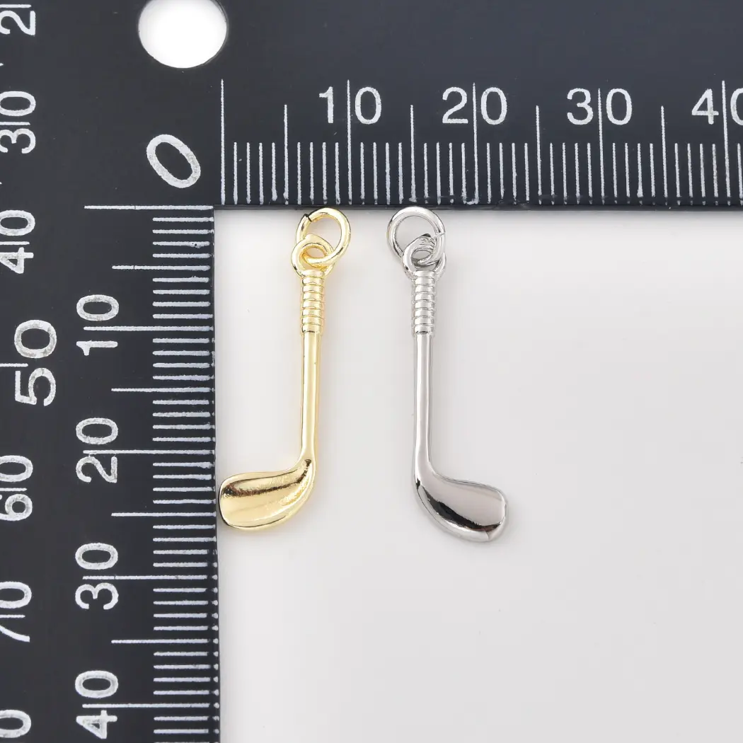 Gold Filled Golf Club Pendant Charm, Minimalist Sports Jewelry, Golf Inspired Charm, Gift for Men & Women, Everyday Necklace, CP2469 - Image 3
