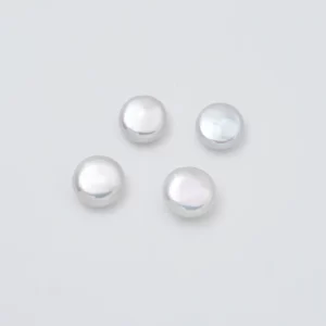 Freshwater Pearl 9mm 5A White Round Loose Beads Jewelry Supply Earring Necklace Making Sold By PAIR FWP128