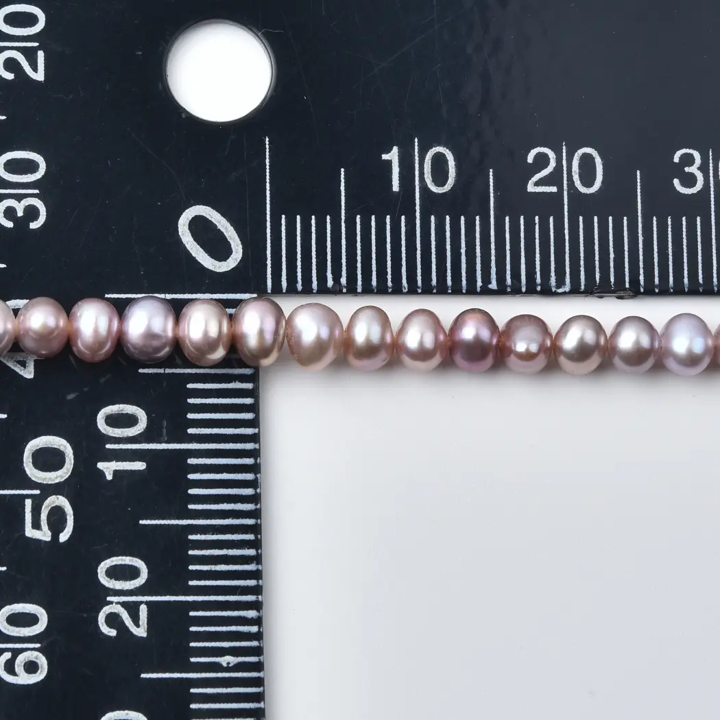 Seed Pearl 3.5-4mm Pink Oval Freshwater Pearl Strand Tiny Lustrous Beads For Delicate Jewelry Making Supply FWP137 - Image 5