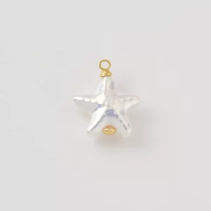 Gold Filled MOP Shell Starfish Charm, Mother of Pearl Sea Star Pendant, Ocean Jewelry Finding for Necklace Bracelet DIY, CP2479
