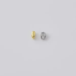 Gold Filled Teardrop Bead Connector, Mini Oval Charm Holder Link, Jewelry Finding for Necklace Bracelet DIY Jewelry Making Supply, DIY019