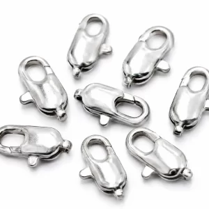 Silver Lobster Clasp, Jewelry Clasp, Necklace Clasp, Bracelet Clasp, Jewelry Finding, DIY Jewelry Supply, Silver Clasp, Gift for Her, CL533