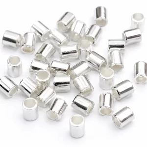 Silver Crimp Beads, 500PCS Crimp Bead Tubes, Jewelry Crimps, Crimp Tubes, Beading Findings, Jewelry Making Supplies, DIY Jewelry, DIY023