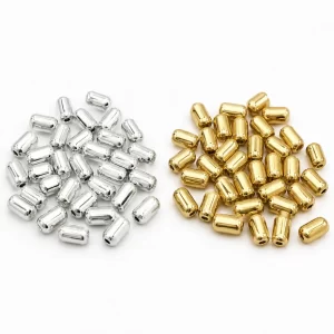 Gold Filled Long Rice Bead, Elongated Rice Spacer Bead, Tube Bead for Jewelry Making, Bracelet Necklace DIY Beading Supply, DIY025