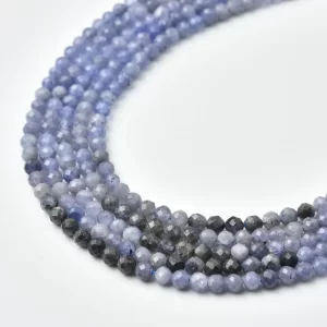 Tanzanite Natural Purple Blue Round Beads AA Grade 3mm Micro Faceted Small Gemstone Strand PRP1220