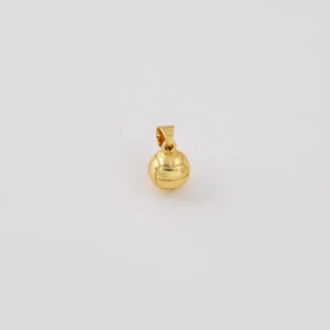 Gold Filled Volleyball Charm, Sports Ball Pendant, Volleyball Jewelry Charm for Necklace Bracelet, Volleyball Player Gift, CP2544
